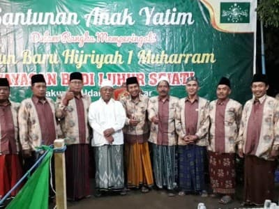 Pengurus Ranting NU di Blitar Santuni Setiap Yatim 3 Juta Rupiah