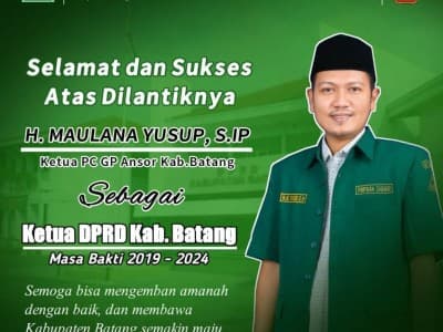 Ketua GP Ansor Batang Pimpin DPRD