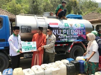 NU Jatim Bentuk Posko Peduli Air Kehidupan untuk Korban Kekeringan 