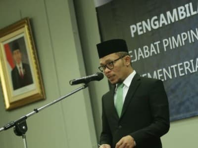 Tiga Pesan Menaker di Pelantikan 109 Pejabat Baru