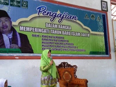 Ketua Muslimat NU Jember Ingatkan Terus Jaga Kekompakan 