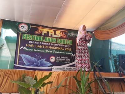 Festival Anak Shaleh Awali Rangkaian Hari Santri 2019 NU Pringsewu