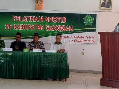 Geliat NU Sanggau Kalbar dengan Gelar Pelatihan Khatib