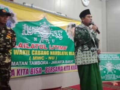 NU Tambora Jakbar Sapa Masyarakat dengan Lailatul Ijtima Tiap Bulan