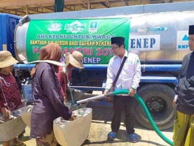 Giliran LAZISNU Sumenep Kirim Bantuan Air Bersih