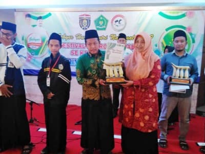 Bertema Religi, PCNU dan Pemkab Ngawi Rayakan Hari Santri 2019