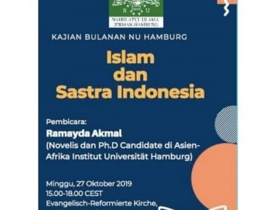 Kajian Bulanan PCINU Jerman Angkat Tema ‘Islam dan Sastra Indonesia’