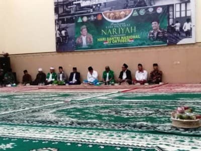 Ansor Kalbar Kawal Gerakan Pembacaan 4.444 Shalawat Nariyah