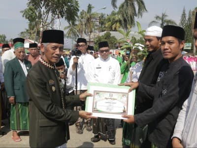 Anggota Banser ini Juarai Sayembara Logo MTQ ke-48 Provinsi Lampung
