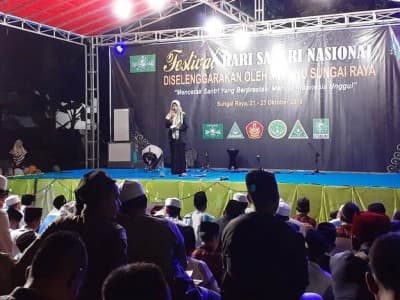 Di Kawasan Kubu Raya Kalbar Digelar Festival Hari Santri 
