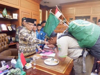 Kader CBP Surabaya Tiba di PBNU, Kiai Said: Para Wali Biasa Berkelana