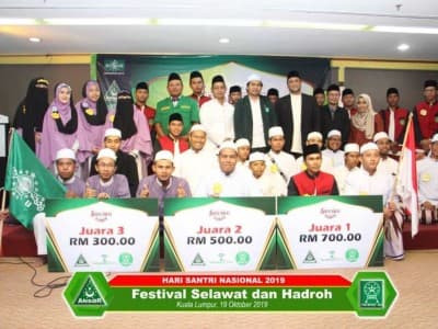 GP Ansor dan Fatayat  Malaysia Peringati Hari Santri dengan Festival Shalawat