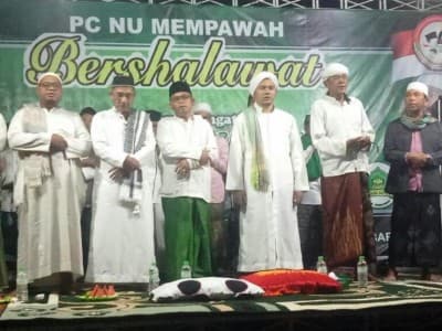 Shalawatan Bersama Pungkasi Hari Santri di Mempawah Kalbar