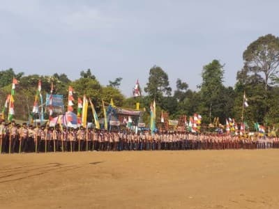 Ma'arif NU Jatinegara Tegal Gelar Kemah Penggalang Ketiga