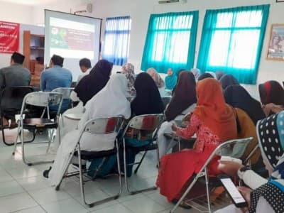 Peringati Hari Santri 2019, SMK Banjar Mandiri Bedah Film Sang Kiai