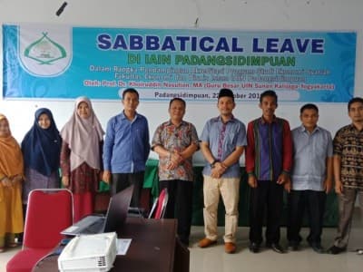 Sabbatical Leave 2019 Upaya Ditjen Pendis Tingkatkan Mutu PTKI yang Langka Guru Besar