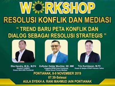 IAIN Pontianak Gelar Lokakarya Nasional Redam Konflik 