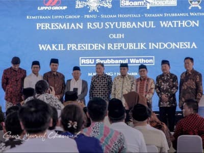 Wapres Kiai Ma’ruf Resmikan Rumah Sakit Syubbanul Wathon Tegalrejo