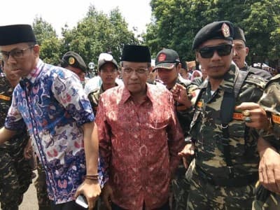 Muludan di Depok, Kiai Said Minta Nahdliyin Rajin Baca Qur'an, Jaga Akhlak, dan Berkeahlian