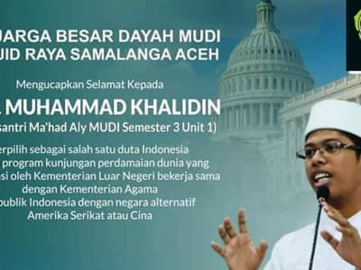 Mahasantri di Aceh Lulus Program Perdamaian ke Amerika dan China 