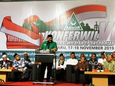 Gubernur Riau Ajak Ansor dan Banser Atasi Karhutla