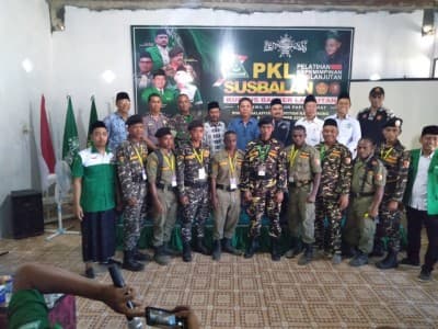 Para Pemuda Papua Barat Ikut PKL dan Susbalan Ansor-Banser
