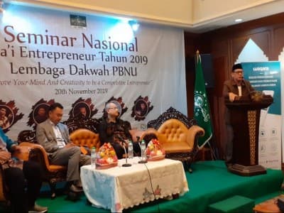 Lembaga Dakwah PBNU Gelar Seminar Entrepreneur bagi Dai