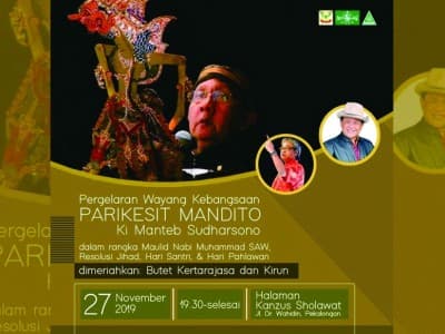 Peringati Maulid Nabi, Habib Luthfi Gelar Wayangan di Kanzus Sholawat Pekalongan