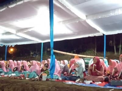 Belasan Terbang Jidor Meriahkan Maulid Nabi di Kawasan Batu