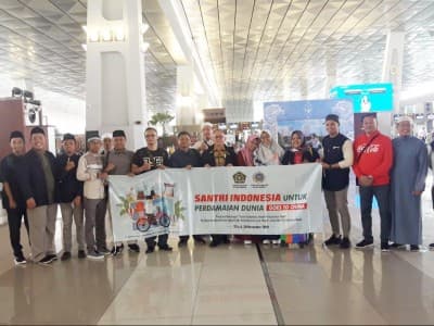 10 Santri Indonesia Ikuti Program Perdamaian Dunia ke Tiongkok 