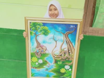 Rahasia Meli Ari Susanti Juara Kaligrafi: Puasa dan Sedekah