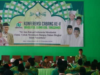 Ketua Baru NU Tanggamus Ajak Warga NU Dukung Pemerintah Daerah