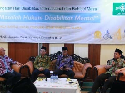 LBM PBNU Bahas Masalah Hukum Disabilitas Mental