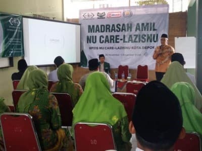 LAZISNU Depok Gerakkan Koin Muktamar ke Pengurus Ranting