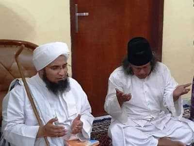 Gus Muwafiq Berjumpa Habib Ali Al-Jufri di Semarang