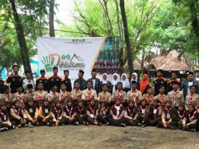 IPNU dan IPPNU di Lamongan Ini Kenalkan Diri di Tempat Wisata 