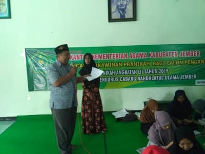 Perceraian di Jember Tinggi, NU Berikan Bimbingan Pra Nikah