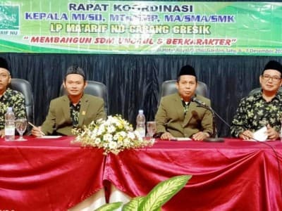 Ratusan Kepala Madrasah NU di Gresik Bertekad Tingkatkan Mutu
