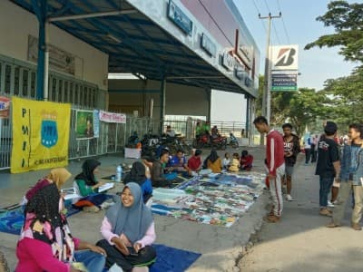 PMII Subang Manfaatkan CFD dengan Buka Lapak Baca
