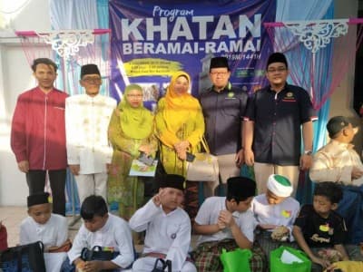 Muslimat NU Malaysia Sinergi dengan Aisyiyah Adakan Sunatan Massal