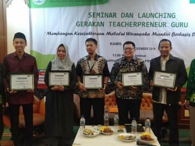 Ajak Guru Berwirausaha, Pergunu Luncurkan Teacherpreneur