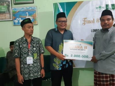 Kepala SMK NU Bondowoso Juara LKTI Ma’arif Nasional