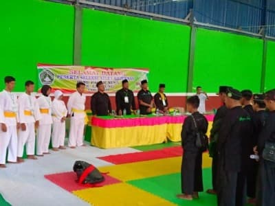 Hadapi Kejurnas, Pagar Nusa Lampung Gelar Seleksi