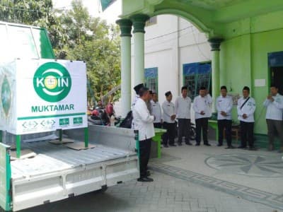 Kirab Koin, NU Bojonegoro Kenalkan Muktamar ke Pelajar