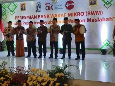 Bank Wakaf Mikro Syubanul Wathon Maslahah Tegalrejo Diresmikan OJK