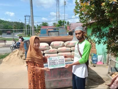 LAZISNU Pringsewu Bantu Warga Korban Kebakaran Rumah di Gadingrejo