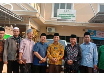 Kunjungi LAZISNU, Pegiat Ekonomi Pesantren di Lampung Bentuk Hebistren