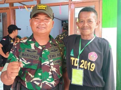 Tak Lekang Usia, Mbah Sikem Bangga Gabung Banser