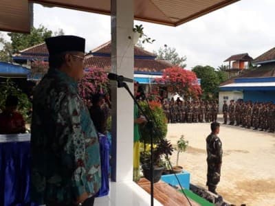 Lima Pesan Kiai Said kepada Banser saat Apel Pra-Muktamar di Lampung