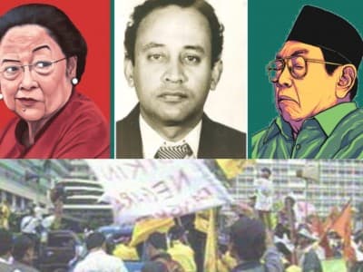 Menjerat Gus Dur: Skenario ‘Semut Merah’ Fuad Bawazier dan Rencana Menikung Megawati